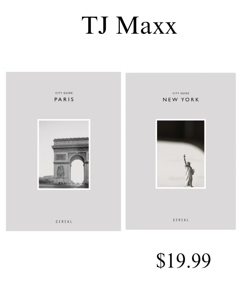 I have these city guide books. They are perfect for a small side table. Paris, new york, french, modern, gray, livingroom, bedroom, shelf. Tj maxx sale.

#LTKSaleAlert #LTKHome