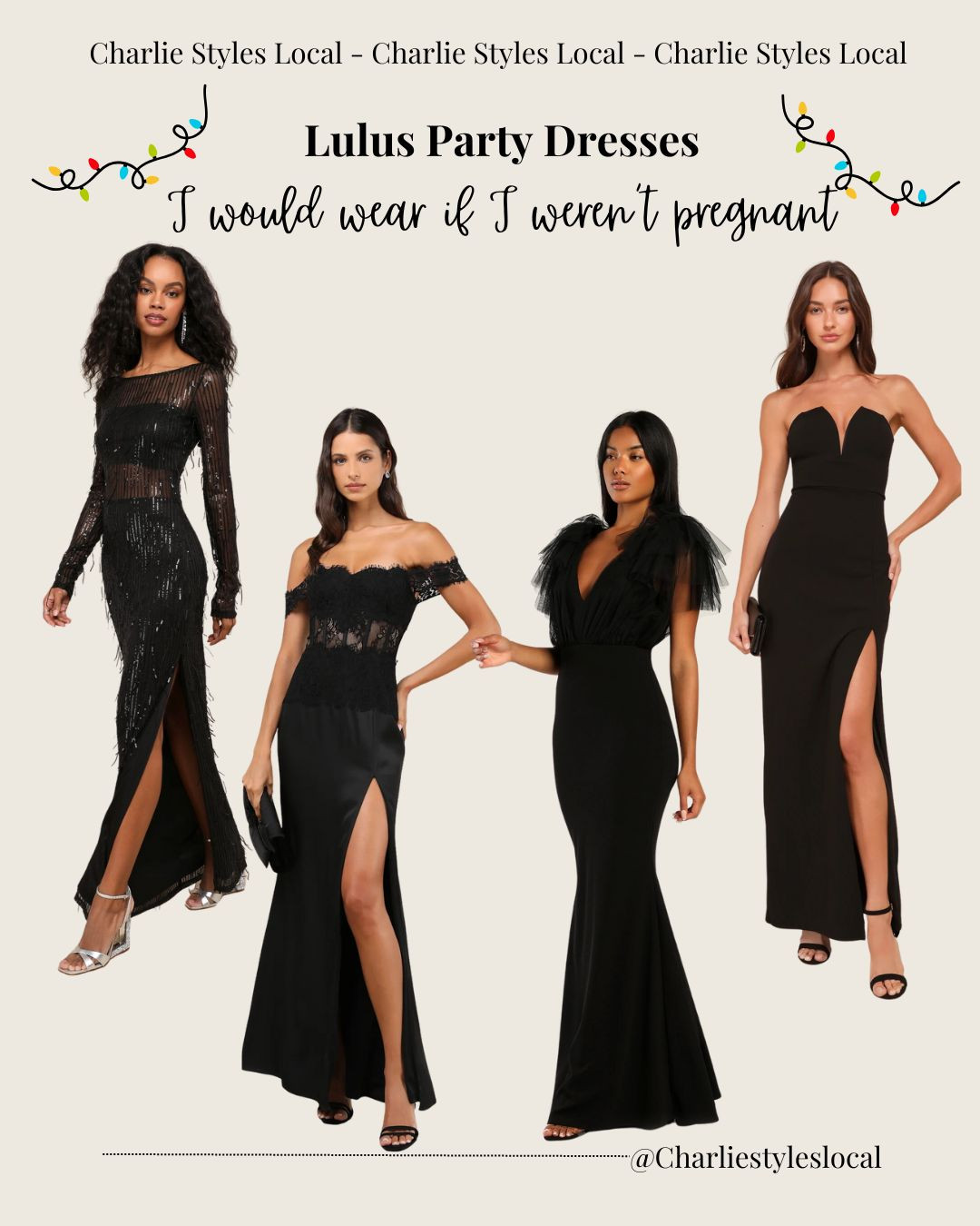 Black Party Dresses from Lulus! I love the detailing on all of these gowns! So stunning! 

#blacktie #formaldresses #gowns #christmasdresses #galadress #holidaydresses 

 #LTKHoliday #LTKParties #LTKStyleTip