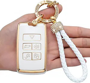 for Land Rover/Jaguar Key fob Cover,Compatible with Evoque Velar Sport Discovery Freelander2 LR4 ... | Amazon (US)