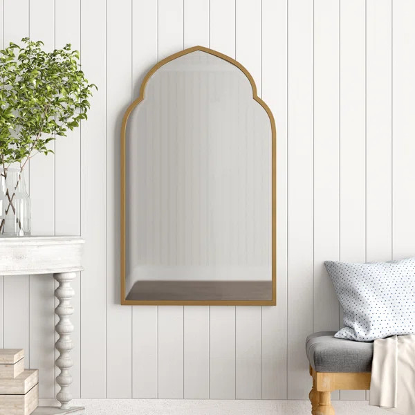 Glam Distressed Wall Mirror | Wayfair North America