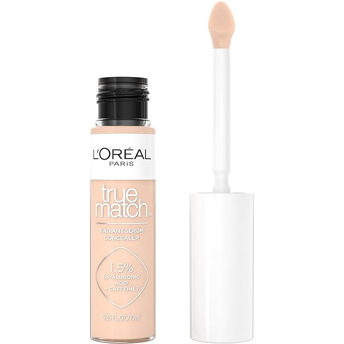 L'Oreal Paris True Match Radiant Serum Concealer, Brightening Under Eye Concealer Make Up with 1.... | Amazon (US)