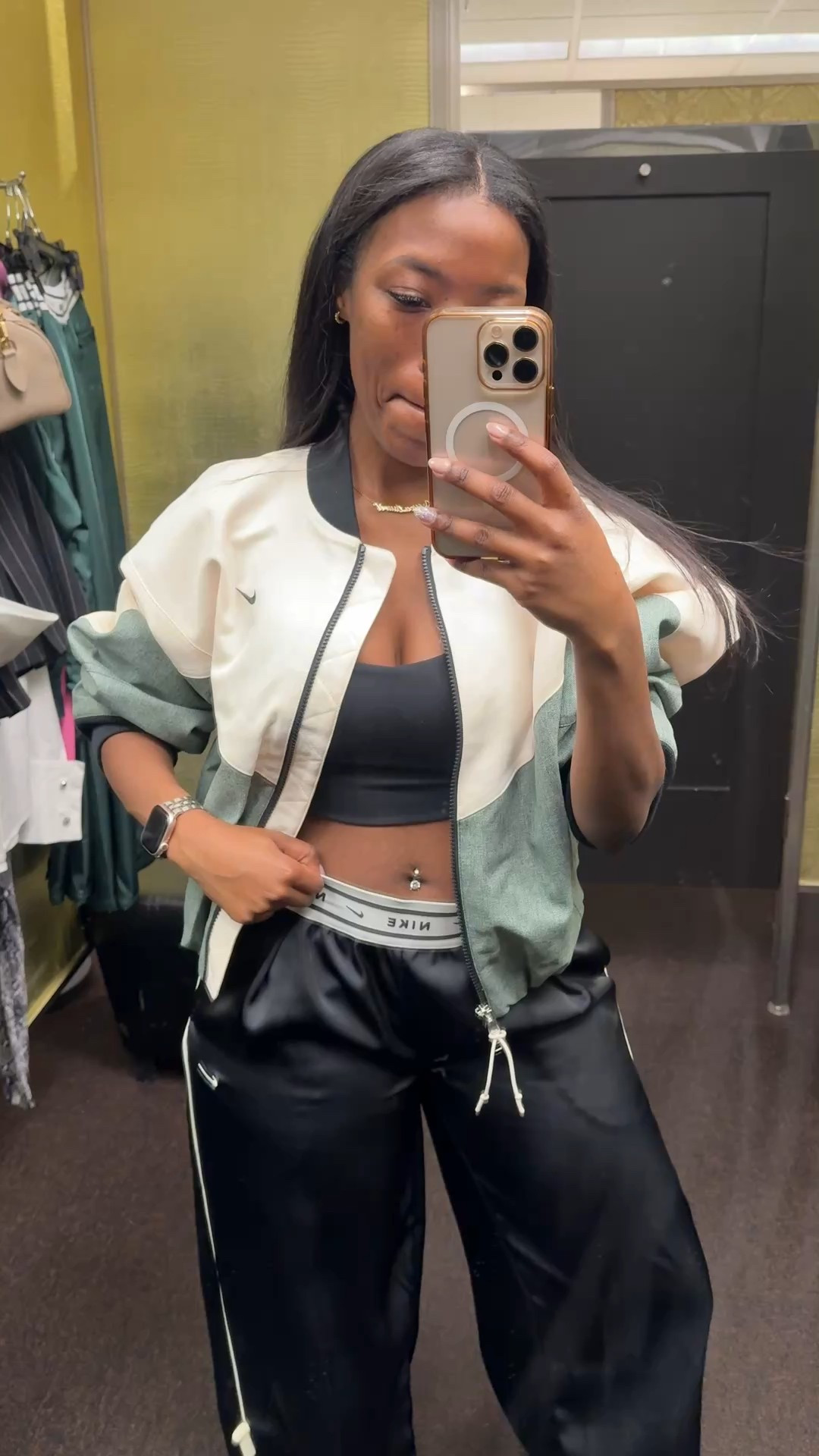 @Nike US this jacket was too good to pass up on. It’s perfect for spring fashion and can be dressed up or dressed down. 

#LTKootd #LTKMidsize #LTKActive