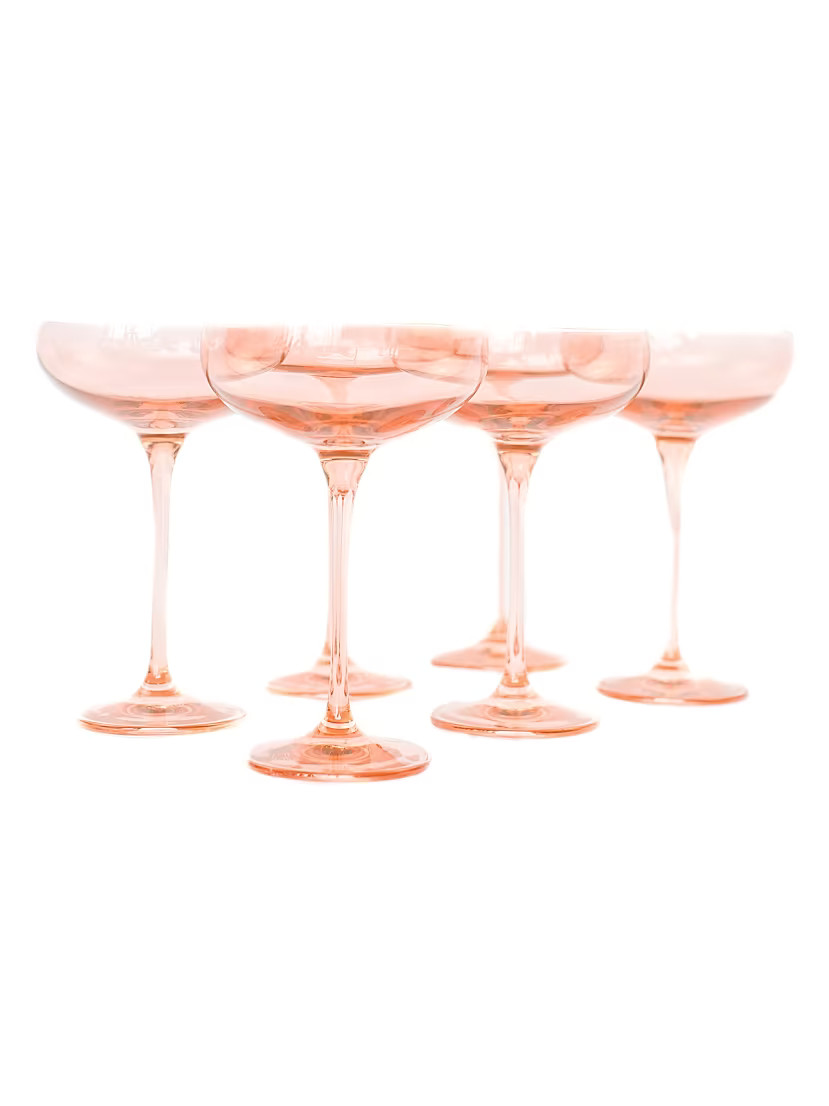 Tinted Champagne Coupes 6-Piece Set | Saks Fifth Avenue