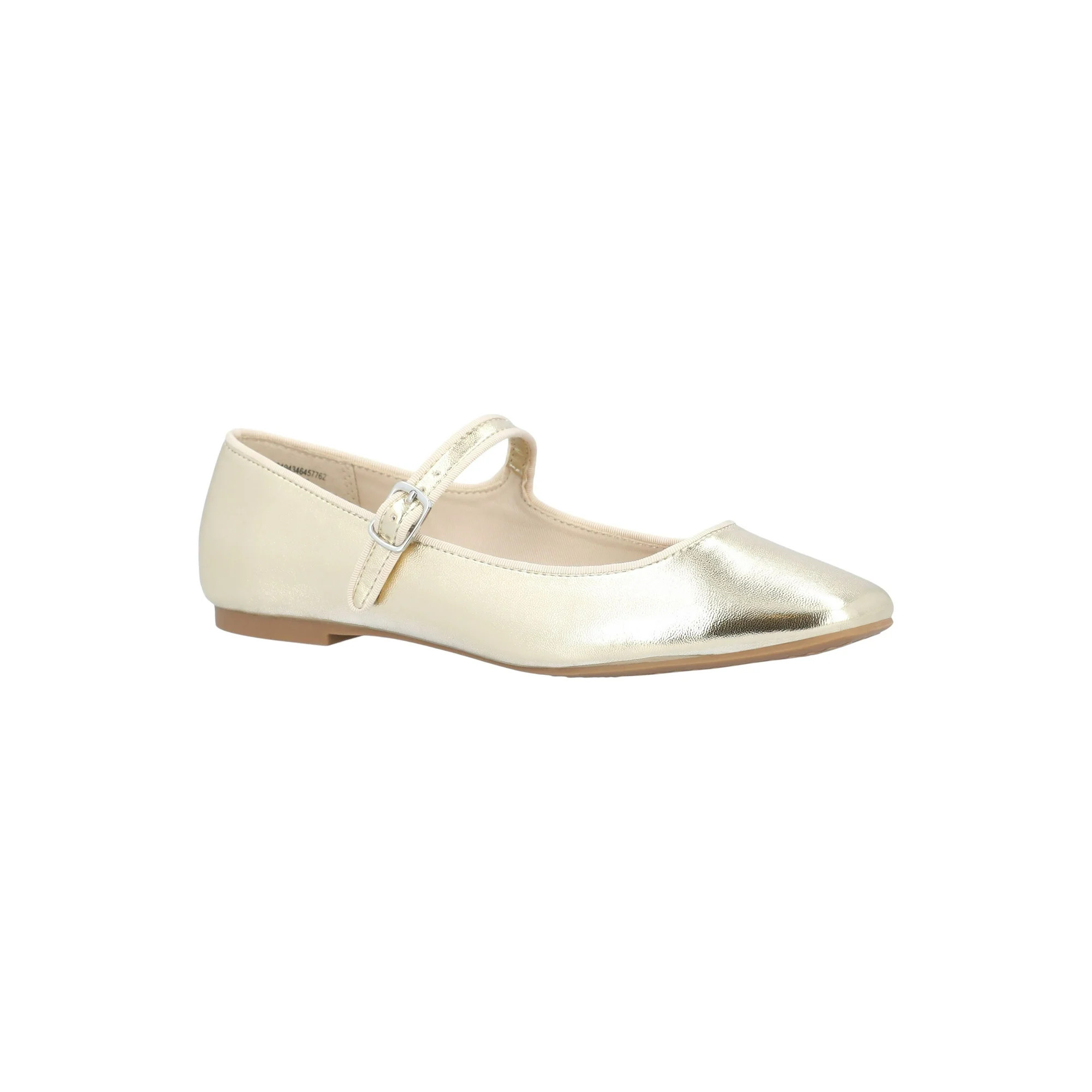 Time and Tru Women's Faux Leather Mary Jane Flats | Walmart (US)