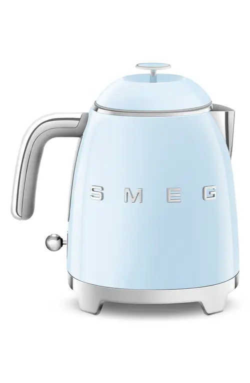 smeg 50's Retro Style Mini Electric Kettle in Pastel Blue at Nordstrom | Nordstrom