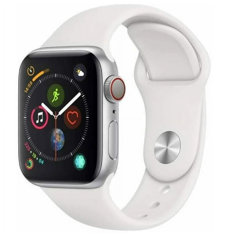 Restored Apple Watch Series 5 40mm GPS Cellular LTE Aluminum Silver Case White Sport Band (Refurb... | Walmart (US)