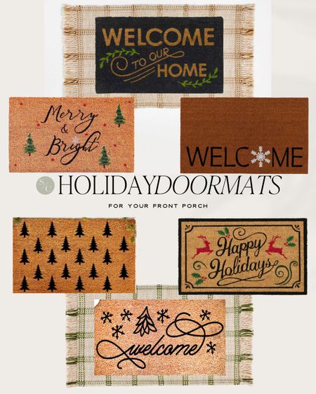 Holiday doormats for your front porch 🎄 

Etsy holiday, target holiday, holiday front porch, Christmas door mat, Walmart holiday 

#LTKHoliday #LTKhome #LTKfindsunder50