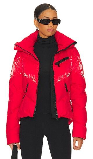 Moraine Ski Jacket in Flame | Revolve Clothing (Global)