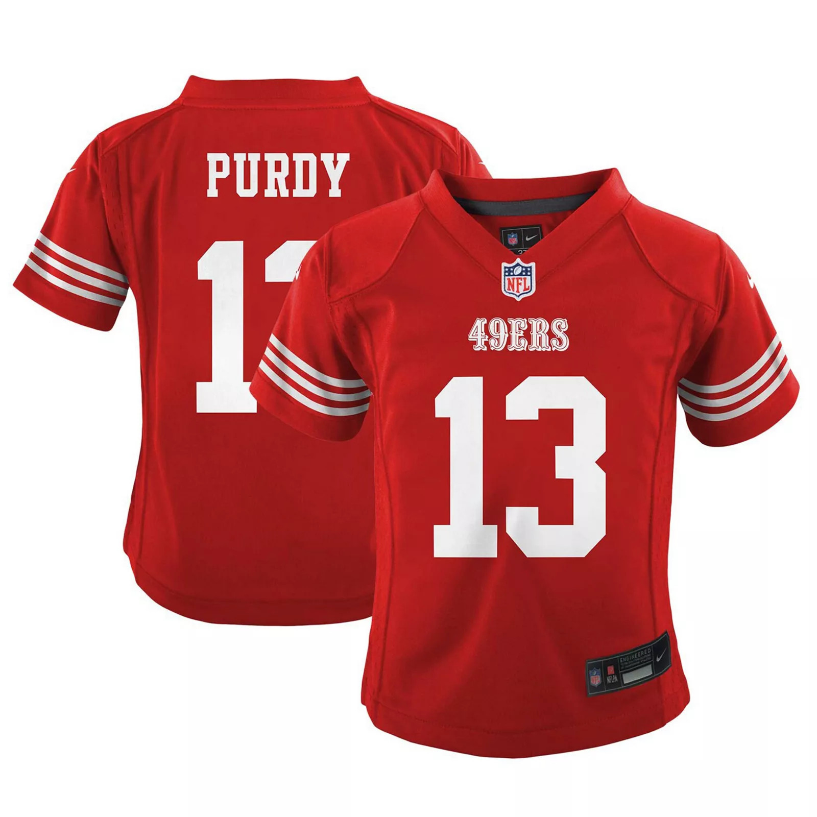 Preschool Nike Brock Purdy Scarlet San Francisco 49ers Player Game Jersey, Kids Unisex, Size: 5/6T, Red | Kohl's