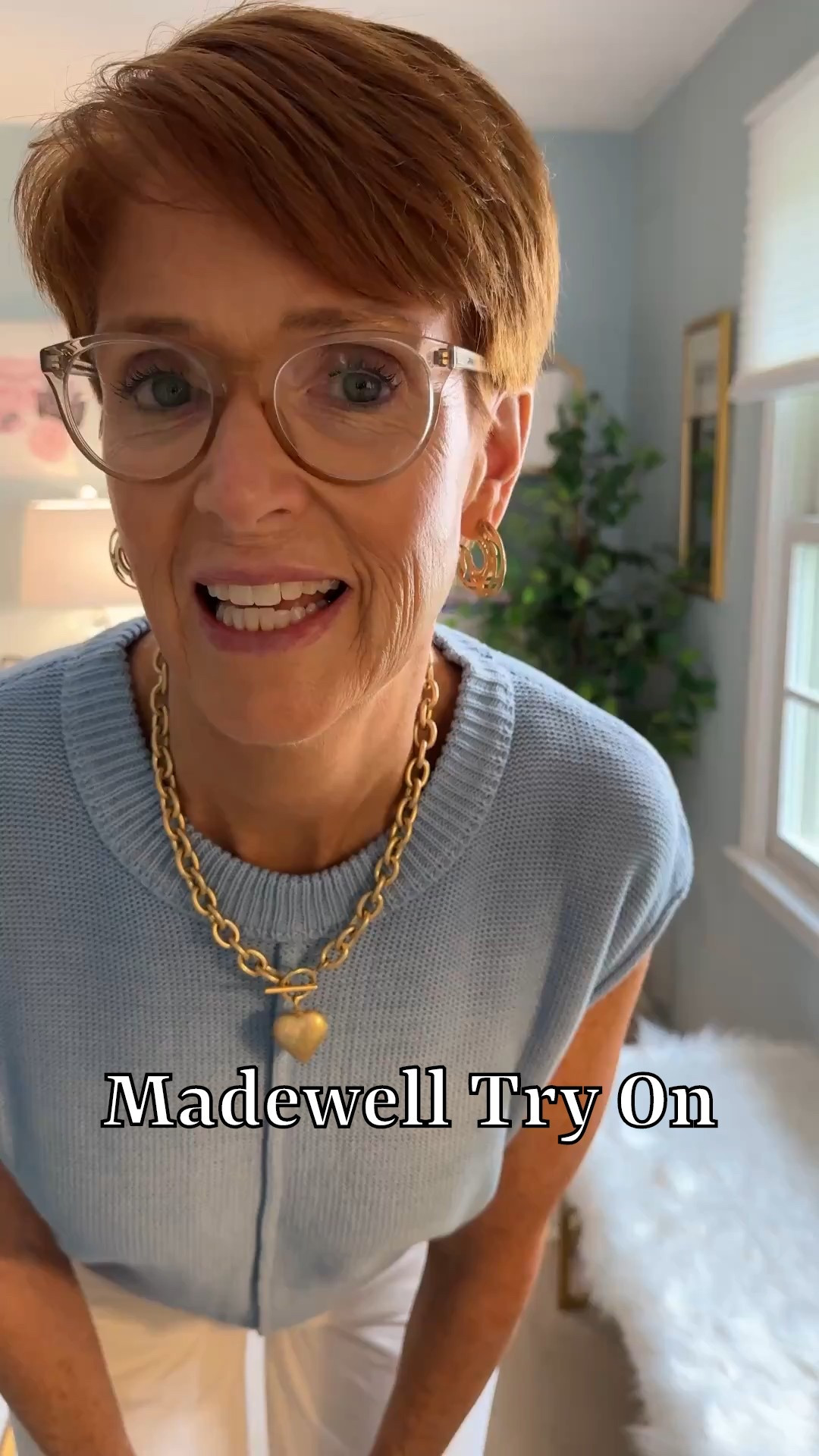 Madewell try on 

Sizing for this video :
Amazon cap sleeve top size small
Madewell white jeans size 29 tall

Everyday denim, white denim, Amazon sweater, summer sweater, Summer outfit, summer style, 

Hi friend! 👋 Thanks for your support! I’m so glad you’re here!
If you're tall, over 40, or just tired of fashion that doesn’t fit your life, you’re in the right place. I share classic, elevated outfit formulas that actually work on tall women (I’m 6’1” for reference!) and help you feel confident getting dressed again.
I am your resource for timeless, elevated fashion for women over 40 (and tall women)
Age: 55
Height: 6’1”
Tops: S/M
Bottoms: 8/10
Dresses: 8/M
Over 50 fashion, tall fashion, workwear, everyday outfits, timeless outfits, Classic Outfits

#LTKStyleTip #LTKSeasonal #LTKFindsUnder100