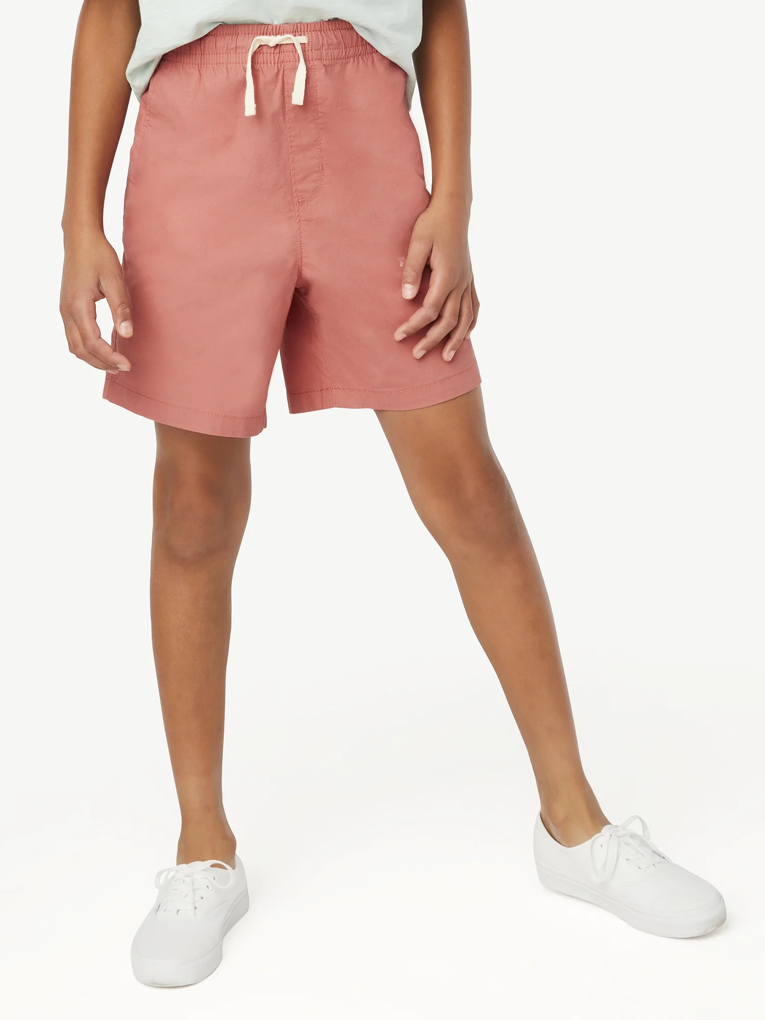 Free Assembly Boys Canvas Dock Shorts, Sizes 4-18 - Walmart.com | Walmart (US)