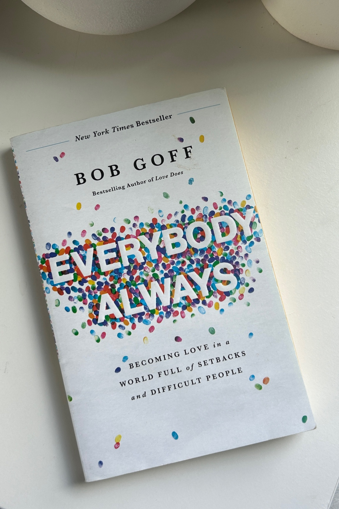 another book i have to recommend, once again by Bob Goff. Loving everybody, always, no matter how hard it seems sometimes.

#christian #christianbooks 