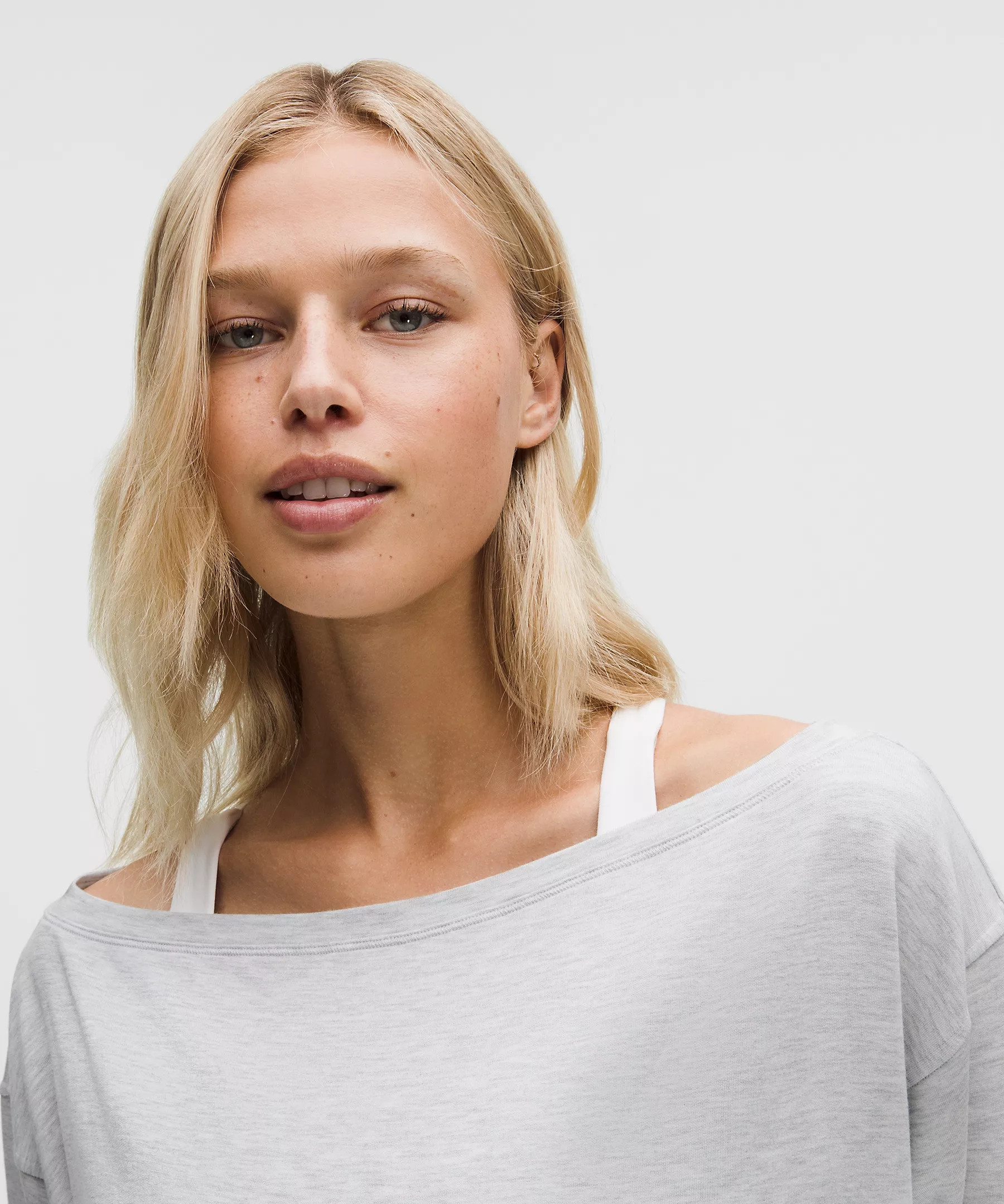 BeCalm Oversized Boatneck Long-Sleeve Shirt | Lululemon (US)
