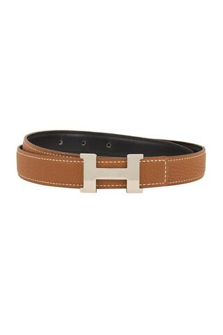 Hermes Constance Belt in Brown | FWRD 