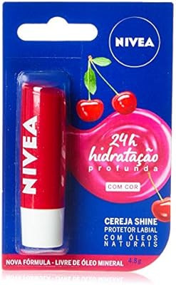 Protetor Labial Nivea Cereja Shine 4, 8G, Nivea, Cereja | Amazon (BR)