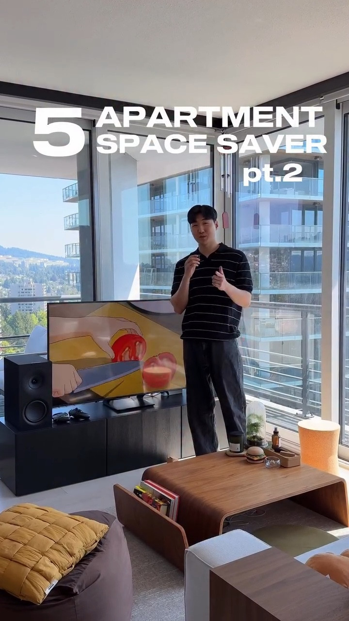 Five of my fav space savers in my apartment pt.2! Which one do you need? 👀

Product mentioned:
1. Stackable stool @amazon 
2. Extendable dining table @ikeausa
3. Under-sink Pullout drawer @winnecinchardware (@ronaen has smtg similar)
4. Cabinet organizer @ikeausa
5. Shoe storage @ikeausa

#spacesaver #apartmenthacks #boyapartment #storageidea #interiordesign