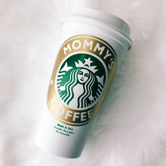 Mommy's Coffee Starbucks Cup, Best Friend Gift, Valentine's Kids, Valentine's Gift Personalized, Gal | Etsy (US)