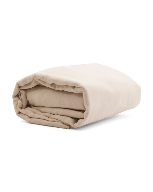 Made In Portugal Organic Linen Duvet Cover | TJ Maxx