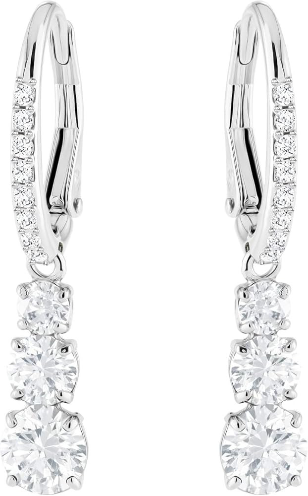 Swarovski Attract Trilogy Crystal Necklace and Earrings Jewelry Collection | Amazon (US)