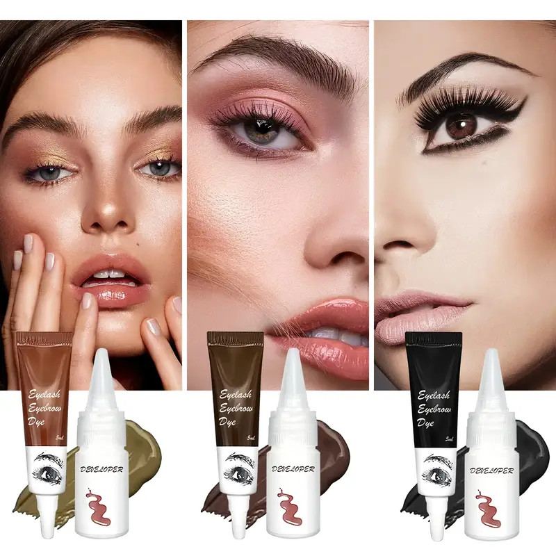 2-in-1 Eyelash And Eyebrow Tinting Set Is Naturally Long-lasting, Waterproof And Sweat Resistant,... | Temu Affiliate Program