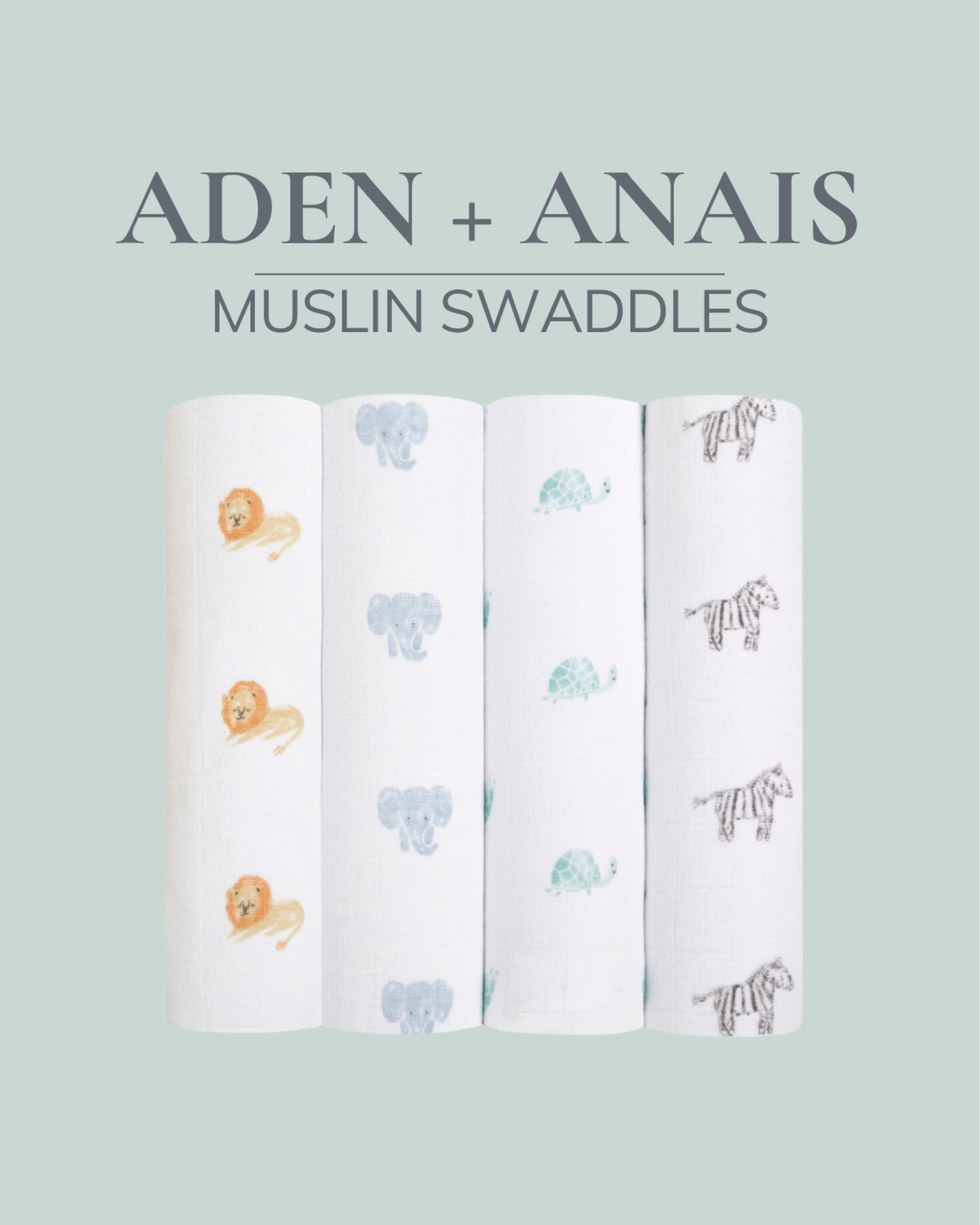 Aden + Anais has the CUTEST muslin swaddles!

#LTKfamily #LTKbump #LTKbaby