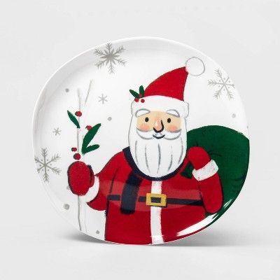 11" Melamine Santa Dinner Plate - Wondershop™ | Target