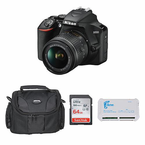 Nikon D3500 DSLR Camera with 18-55mm Lens Bundle | HSN