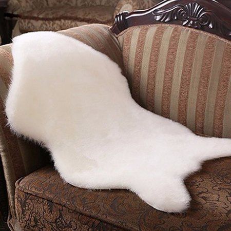 Faux Fur Rug -Soft Faux Sheepskin Rug Mat Carpet Pad Anti-Slip Chair Sofa Cover for For Bedroom Home Decor Rugs(65*102cm) | Walmart (US)