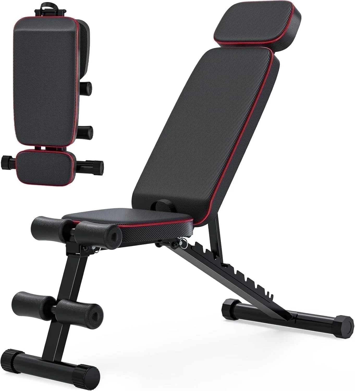 GIKPAL 9 Positions Adjustable Weight Bench,Foldable Workout Bench Olympic Weight Bench for Home G... | Walmart (US)