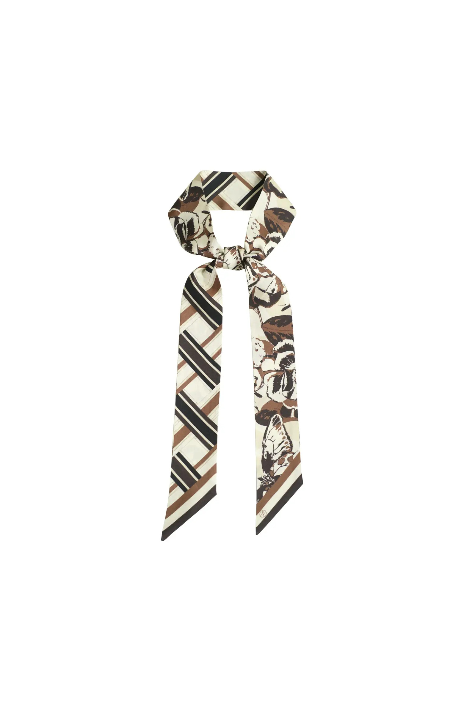Lost Pattern x Leatherology Silk Twill Skinny Scarf | Nordstrom | Nordstrom