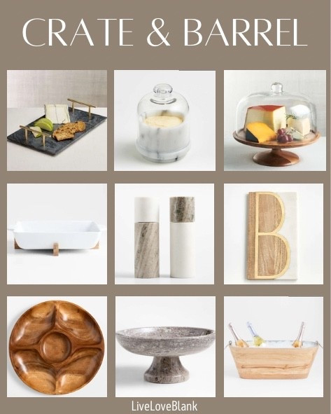 Crate & Barrel serving inspo
Hostess gifts 
Kitchen must haves 

#LTKmomlife #LTKHome #LTKSeasonal