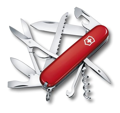 Victorinox Huntsman Swiss Army knife in red