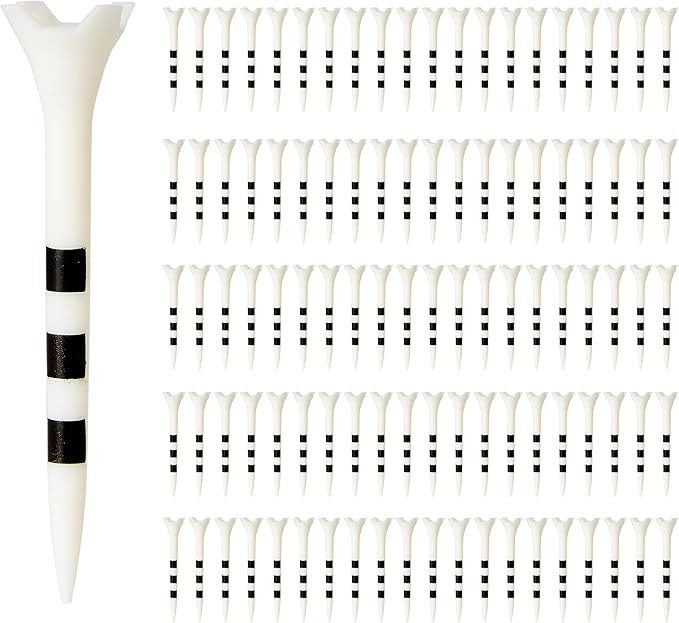 Amazon Basics Golf Tees with Height Marker System- Recycled Plastic Tees with 4-Prong Head - Golf... | Amazon (US)