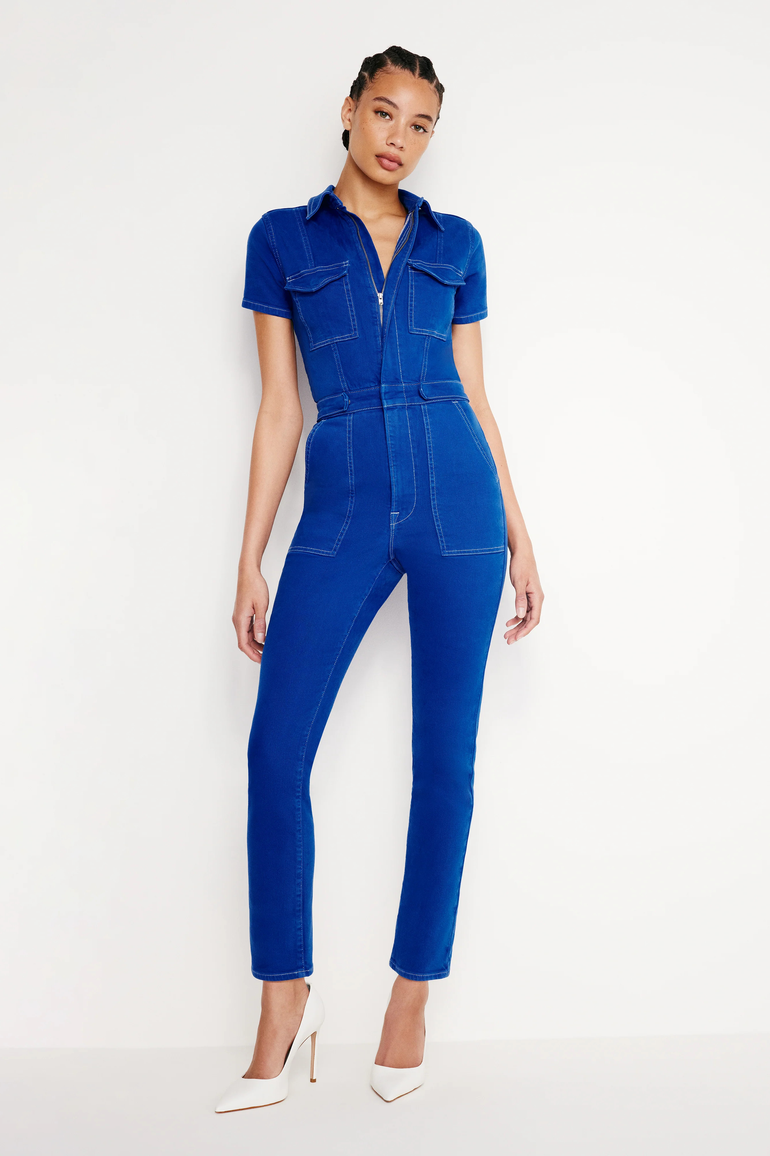 FIT FOR SUCCESS LIGHT COMPRESSION JUMPSUIT | Good American