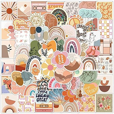 Eoaod Aesthetic Stickers Water Bottle Stickers Cute Stickers for Water Bottles,Furniture,Laptop,P... | Amazon (US)