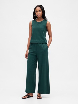 Heavyweight Organic Cotton Wide-Leg Pants | Gap (US)