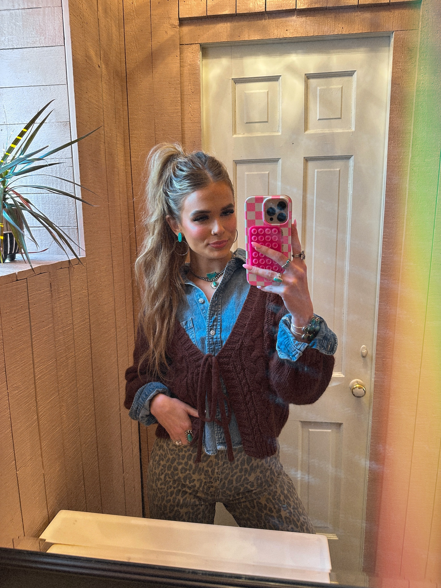 Comfiest clog shoes I’ve ever worn!! Sized down in the leopard pants!