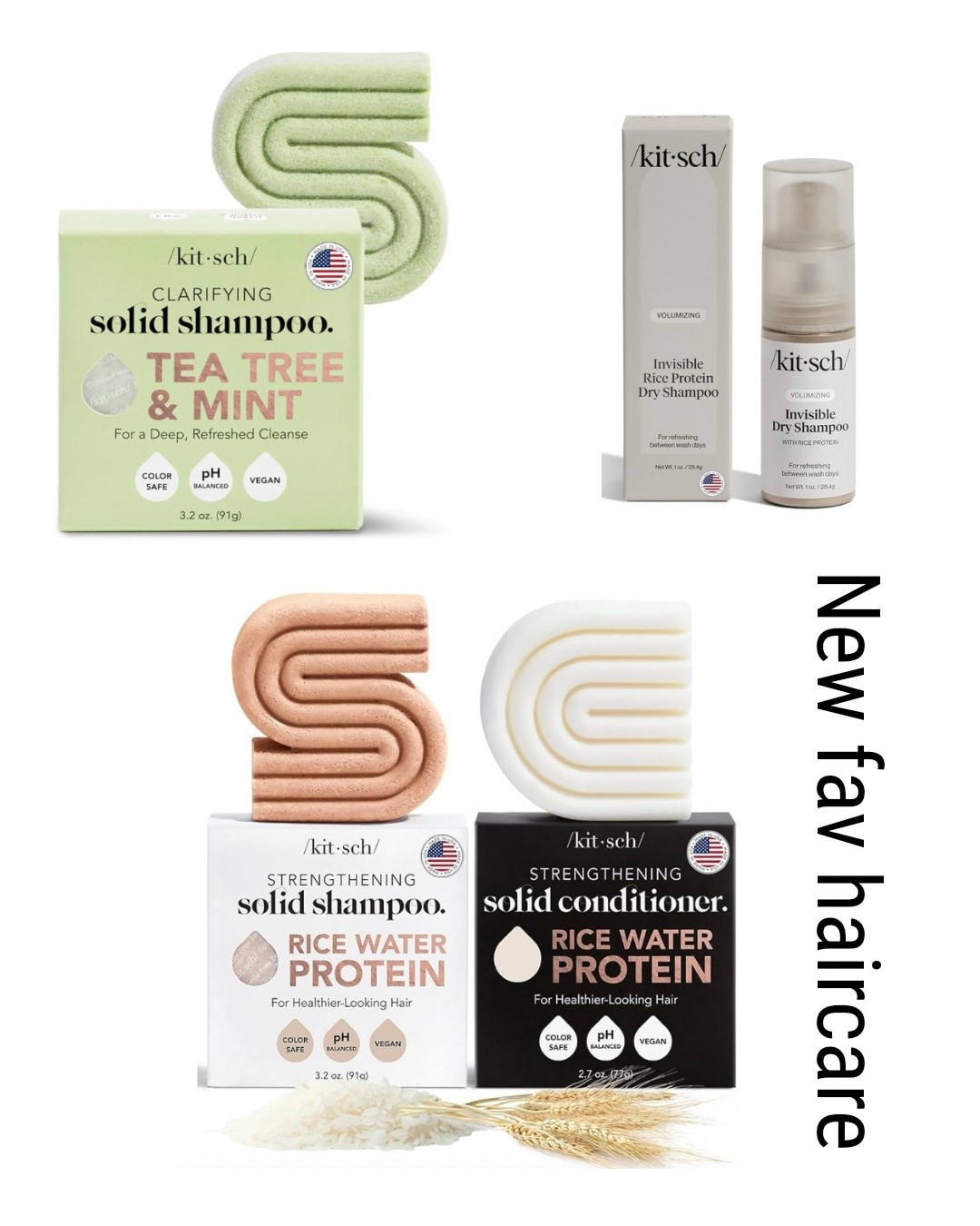 My fav new hair products! They work so well, give me volume and smell good but not too much!