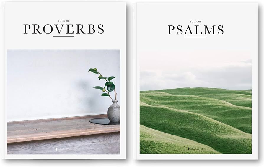 Book of Proverbs & Book of Psalms Set - Alabaster Bible | Amazon (US)