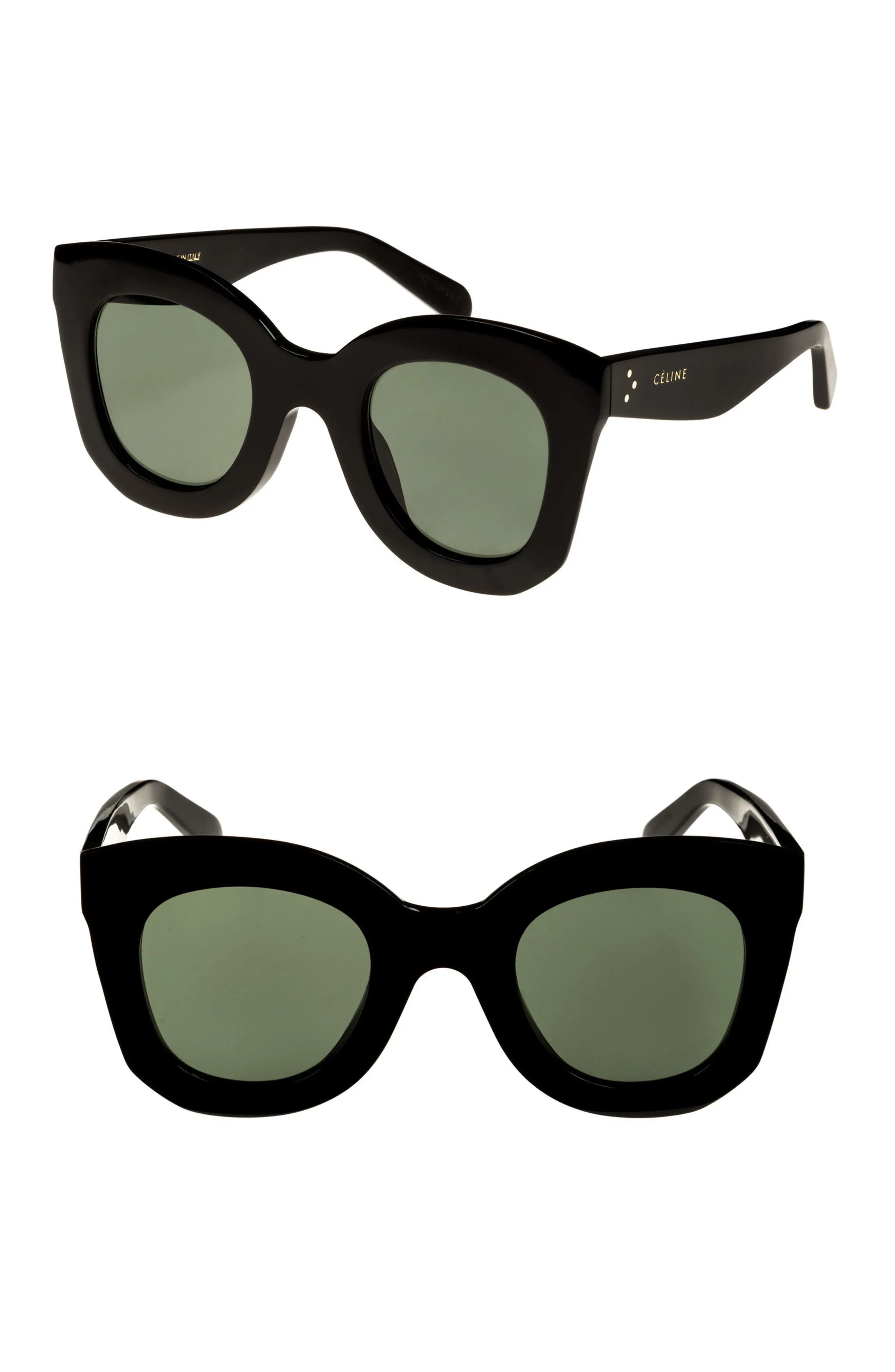 Women's Celine Special Fit 49Mm Cat Eye Sunglasses - | Nordstrom
