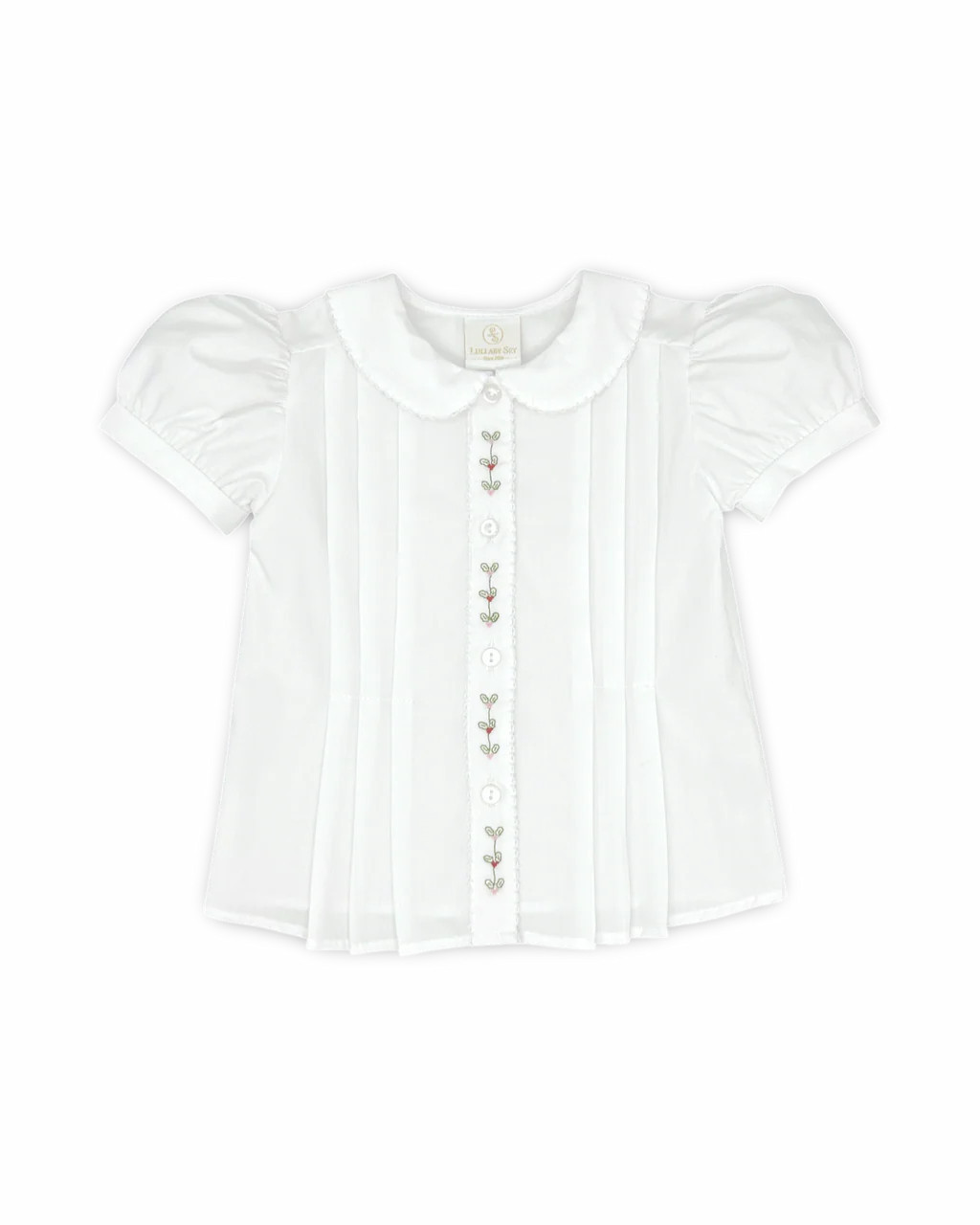 Vintage Blouse - White Batiste, Holly | Lullaby Set