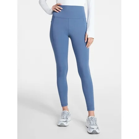 Avia Women s and Women s Plus SoftSculpt High Rise Leggings with Pockets 25 Inseam Sizes XS-4X | Walmart (US)