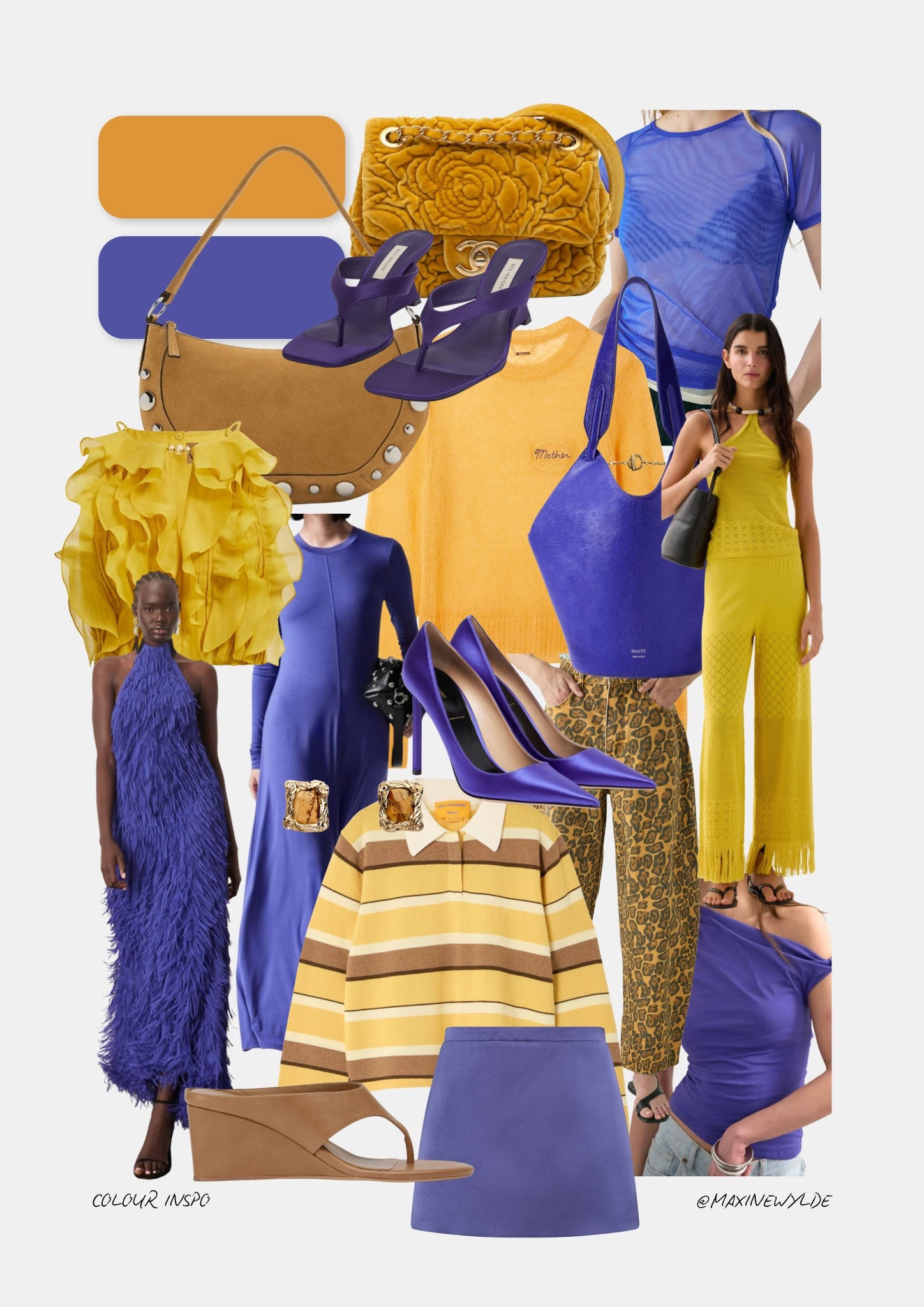 Colour inspo! Pieces in periwinkle & mustard! I’m loving this combination of cool & warm tones, creating the perfect contrast in your everyday outfits! 

#LTKsummer #LTKstyletip #LTKaustralia