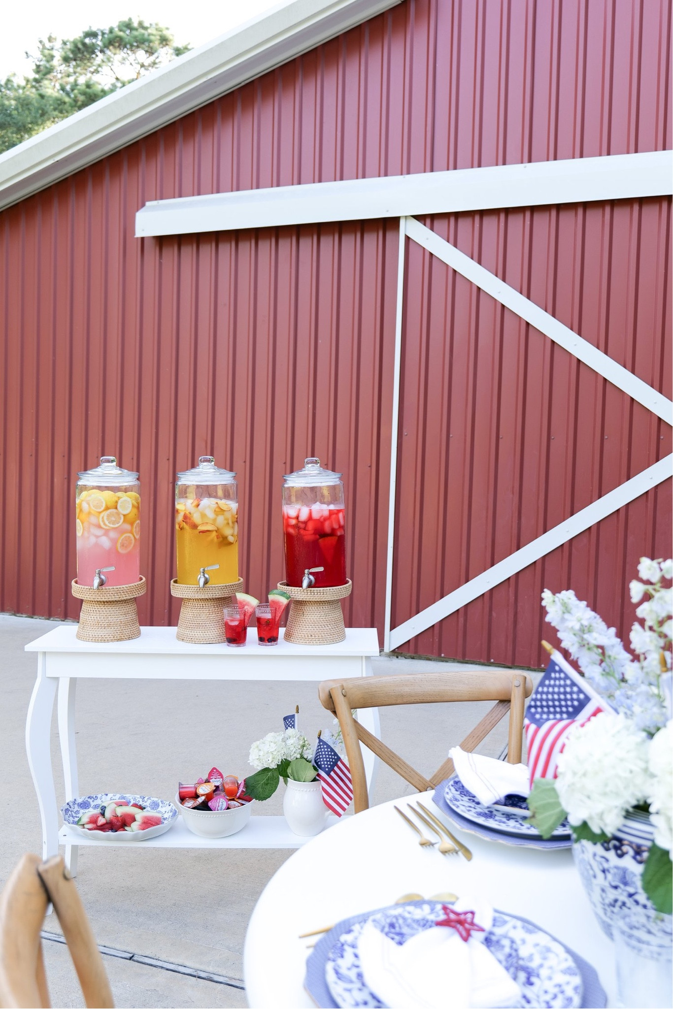As Independence Day is quickly approaching, it’s time to start planning for your 4th of July festivities! To me, one of the most important aspects of any successful holiday gathering is a well-crafted tablescape. Whether you’re hosting the typical backyard barbecue, an indoor dinner party, or a picnic on the beach, you can create a stunning tablescape to show off your patriotism and honor America’s birthday. In this blog post, we’ll explore some fun and creative ideas for designing the perfect 4th of July tablescape. This 4th of July, make your table sparkle, boom, and be the talk of the town!

#LTKSeasonal #LTKParties #LTKHome