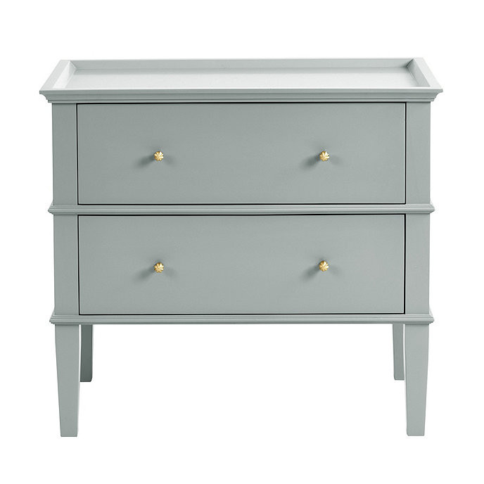 Grace Wood Side Table 2 Drawer | Ballard Designs, Inc.