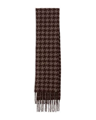 Nora Houndstooth Alpaca Blend Scarf | Bloomingdale's (AU)