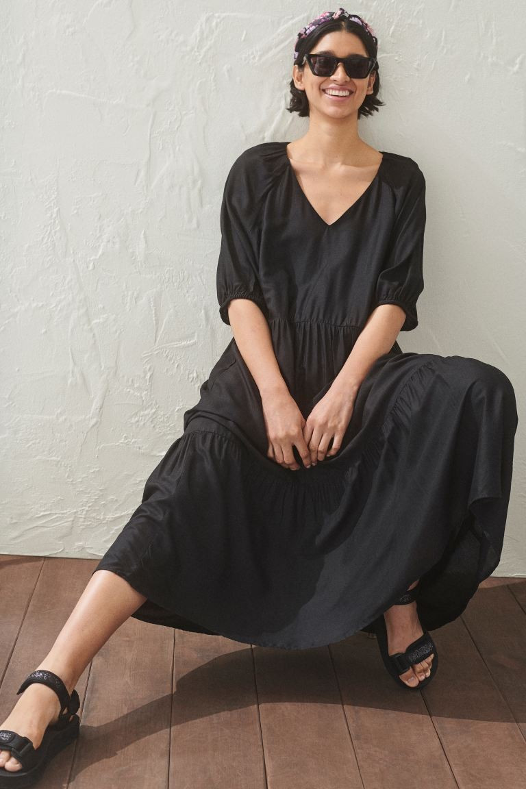 Puff-sleeved Dress | H&M (US + CA)