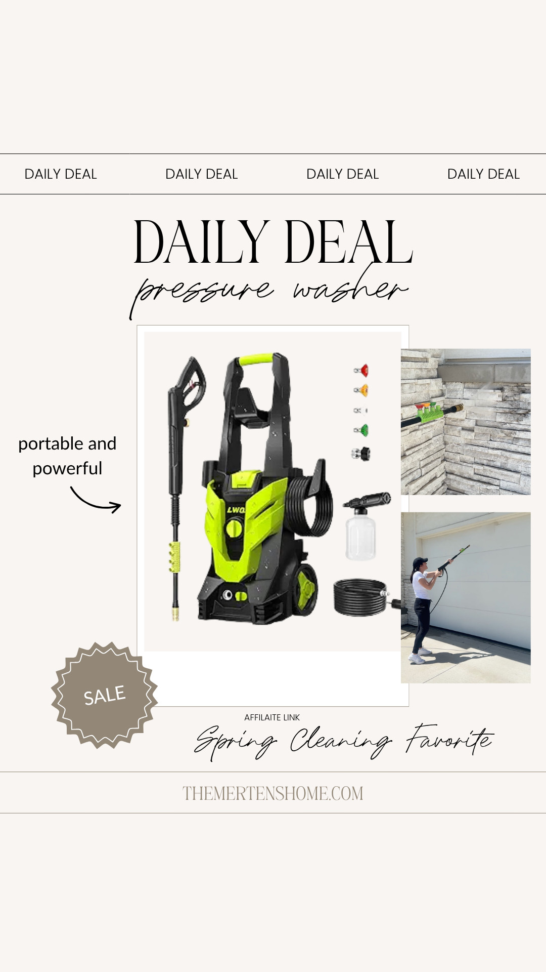 This pressure washer is awesome 🤍 And it’s on sale right now, making it such an easy way to refresh patios, siding, and outdoor spaces in no time. 

 #LTKHome #LTKSaleAlert