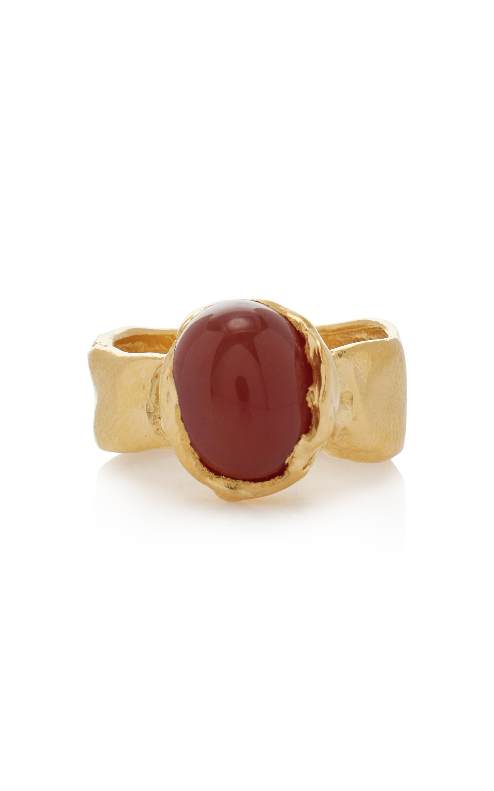 Pulpa Agate 18K Gold-Plated Ring | Moda Operandi (Global)