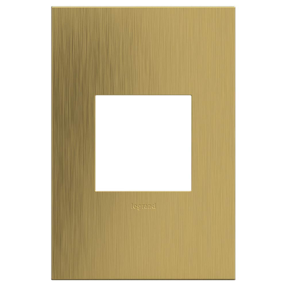 Legrand adorne Brushed Satin Brass, 1-Gang Wall Plate, AWC1G2BSB4 | Amazon (US)